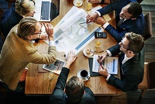 Shared table meeting