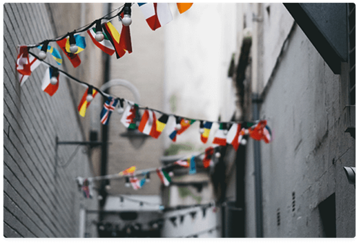 Outline Flags Illustration